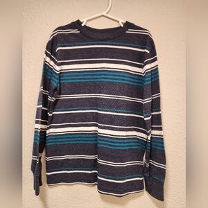 Kids Cat & Jack Striped Long Sleeve Shirt Size Small (6-7)